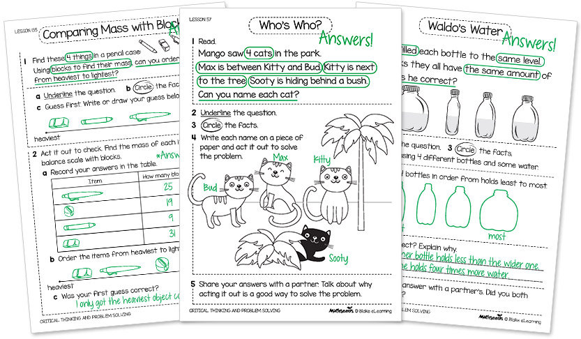 examples of maths toolkit for problem solving